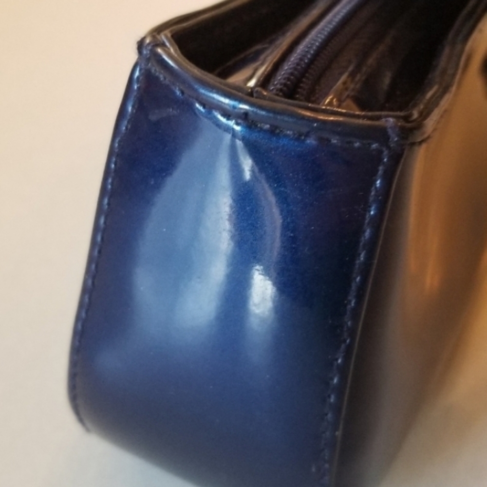 Christian Dior Mini Addict cosmetic bag metalic blue - Picture 5 of 7